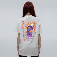 CAMISETA OVERSIZED OFF WHITE - AMETISTA PET BOLSO