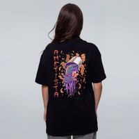 CAMISETA OVERSIZED PRETA - AMETISTA PET BOLSO