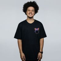CAMISETA PRETA - AMETISTA PET BOLSO