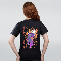 CAMISETA PRETA - AMETISTA PET BOLSO