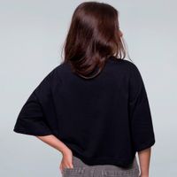 CROPPED OVERSIZED PRETO - PEDRUX PET