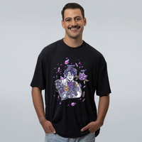 CAMISETA OVERSIZED PRETA - PEDRUX PET
