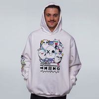 MOLETOM OFF WHITE - ASSOMBRAÇÕES COLORIDA