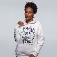 MOLETOM OFF WHITE - ASSOMBRAÇÕES COLORIDA