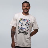 CAMISETA OFF WHITE - ASSOMBRAÇÕES COLORIDA