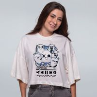 CROPPED OVERSIZED OFF WHITE - ASSOMBRAÇÕES