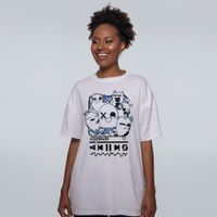 CAMISETA OVERSIZED OFF WHITE - ASSOMBRAÇÕES