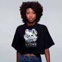 CROPPED OVERSIZED PRETO - ASSOMBRAÇÕES
