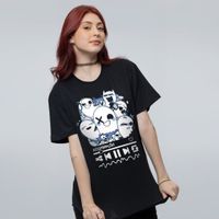 CAMISETA PRETA - ASSOMBRAÇÕES