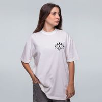 CAMISETA OVERSIZED OFF WHITE - ROSTOS E PEDAÇOS