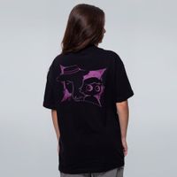 CAMISETA OVERSIZED PRETA - CLOVER E CLAUS