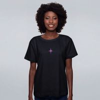CAMISETA PRETA - CLOVER E CLAUS