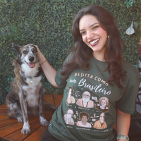 CAMISETA VERDE MUSGO - RESISTA COMO UM BRASILEIRO