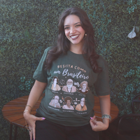 CAMISETA VERDE MUSGO - RESISTA COMO UM BRASILEIRO