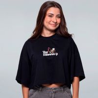 CROPPED OVERSIZED PRETO - THE FELLOWSHIP