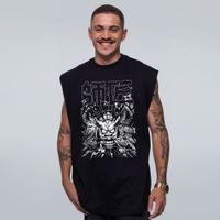 REGATA OVERSIZED PRETA - MESTRE NINJA FRENTE
