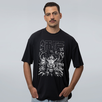 CAMISETA OVERSIZED PRETA - MESTRE NINJA FRENTE