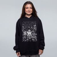 MOLETOM PRETO - MESTRE NINJA FRENTE