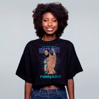 CROPPED OVERSIZED PRETO - PUNIÇÃO