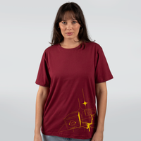 CAMISETA VINHO - RENASCIMENTO
