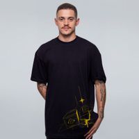 CAMISETA OVERSIZED PRETA - RENASCIMENTO