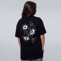 CAMISETA OVERSIZED PRETA - QUEBRADO