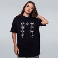 CAMISETA OVERSIZED PRETA - QUEBRADO