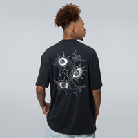 CAMISETA OVERSIZED PRETA - QUEBRADO