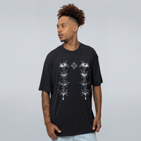 CAMISETA OVERSIZED PRETA - QUEBRADO
