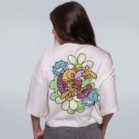CROPPED OVERSIZED OFF WHITE - FLORES E MAMONAS