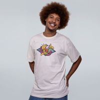 CAMISETA OFF WHITE - FLORES E MAMONAS