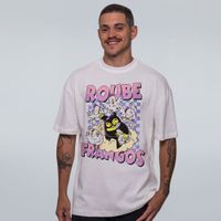 CAMISETA OVERSIZED OFF WHITE - ROUBE FRANGOS