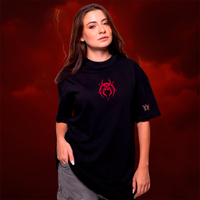 CAMISETA OVERSIZED PRETA - WARLOCK