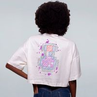 CROPPED OVERSIZED OFF WHITE - JALECO PEDRUX
