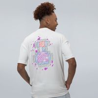 CAMISETA OVERSIZED OFF WHITE - JALECO PEDRUX