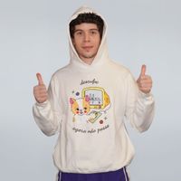 MOLETOM OFF WHITE - DESCULPE AGORA NÃO POSSO