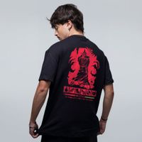CAMISETA OVERSIZED PRETA - OUT OF MANA