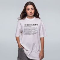CAMISETA OVERSIZED OFF WHITE - NORDESTINO