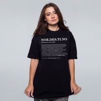 CAMISETA OVERSIZED PRETA - NORDESTINO