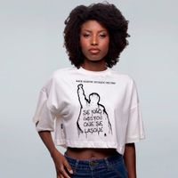 CROPPED OVERSIZED OFF WHITE - QUE SE LASQUE
