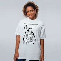 CAMISETA OVERSIZED OFF WHITE - QUE SE LASQUE