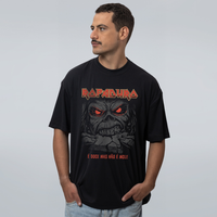 CAMISETA OVERSIZED PRETA - RAPADURA