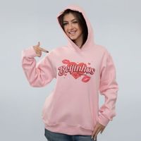 MOLETOM ROSA - BEIJINHOS