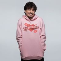 MOLETOM ROSA - BEIJINHOS