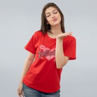 CAMISETA VERMELHA - BEIJINHOS