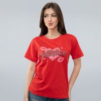 CAMISETA VERMELHA - BEIJINHOS