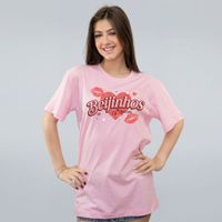 CAMISETA ROSA - BEIJINHOS