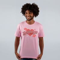 CAMISETA ROSA - BEIJINHOS