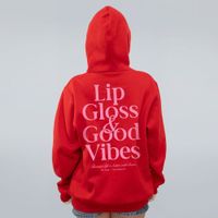MOLETOM VERMELHO - LIP GLOSS