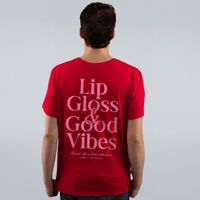 CAMISETA VERMELHA - LIP GLOSS